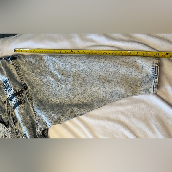 VTG Get Used By Elie Jacket Men's Medium Blue Denim - Picture 12 of 16